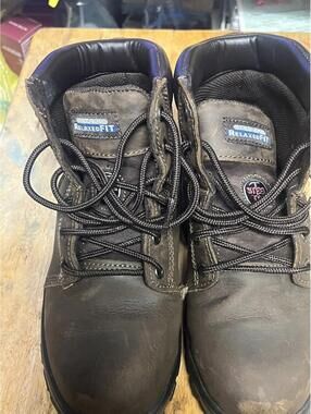 Skechers Relaxed Fit Women 6.5 76561 Workshire Steel Toe